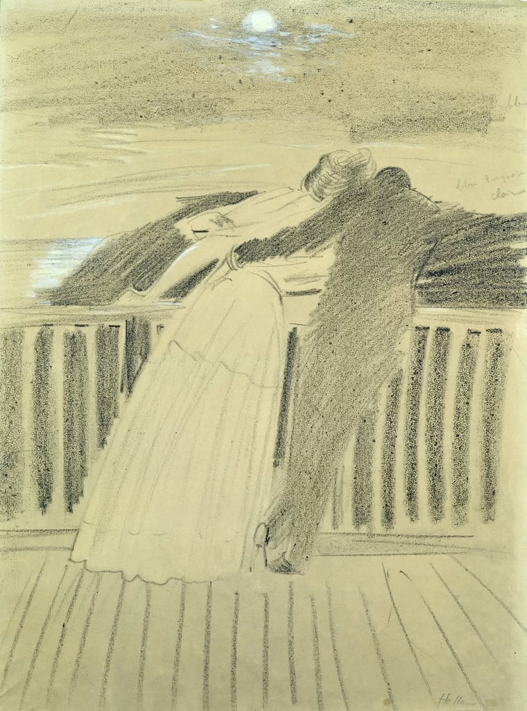 Jeanne Hugo e Jean Charcot a Hauteville House, Guernsey - Musee Bonnat, Bayonne